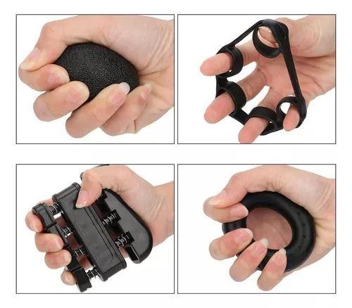 Kit Ejercitador Fortalecedor De Dedos Rehabilitacion Manos-4