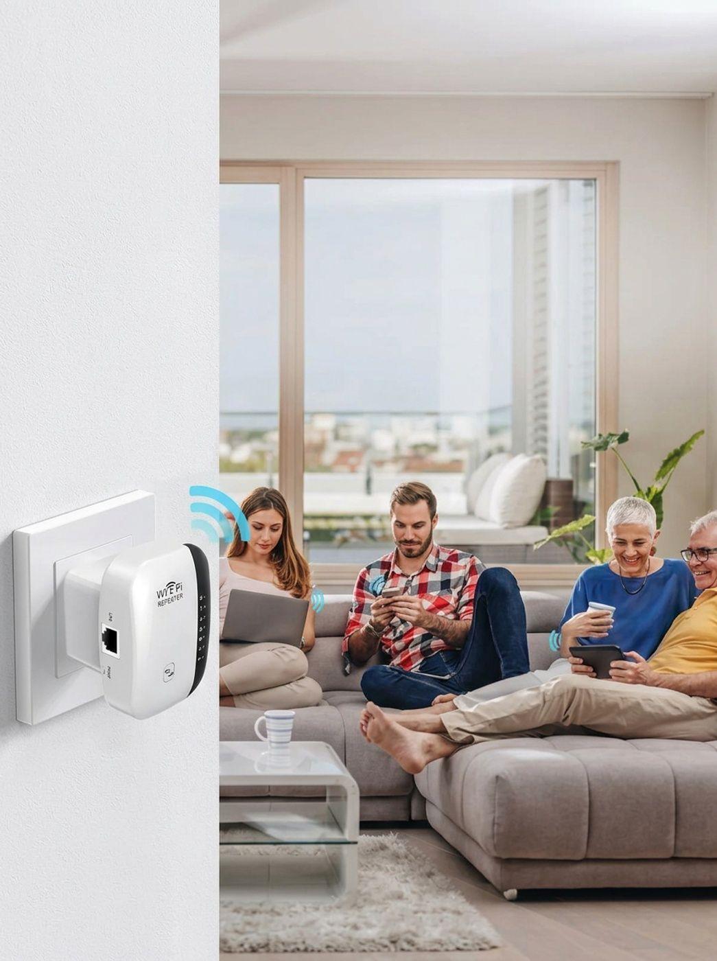 Repetidor Wifi Inalambrico Amplificador Señal 2-4gz 300mbps-2