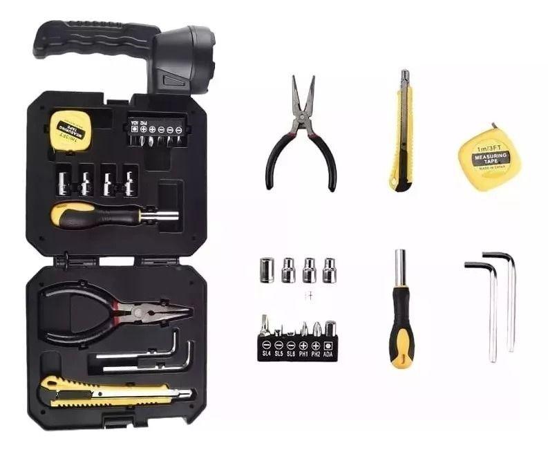 Linterna Frontal L mpara Solar Power Bank Kit Herramientas-3