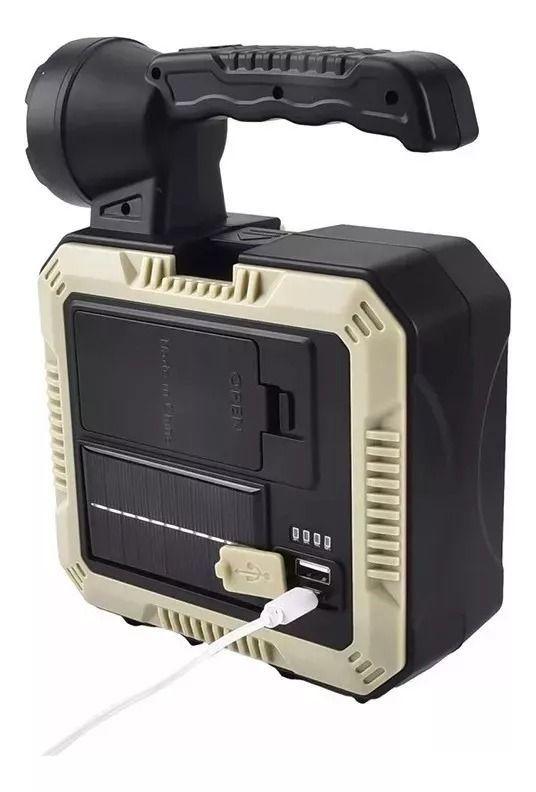 Linterna Frontal L mpara Solar Power Bank Kit Herramientas-5