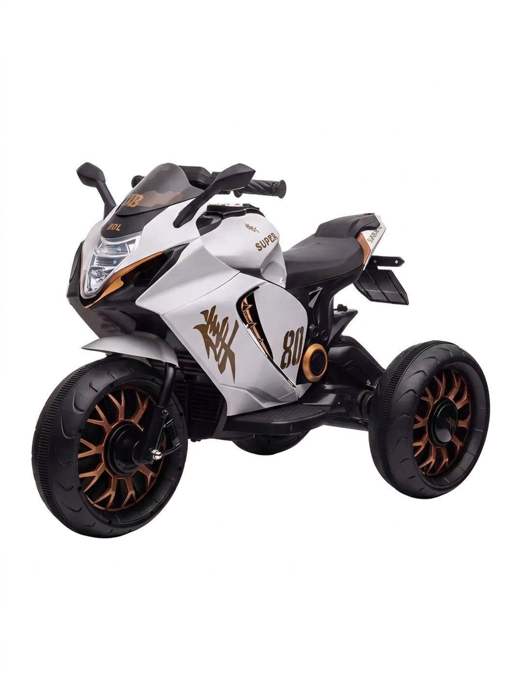 Motocicleta Electrica Infantil 3 Ruedas 12v-0