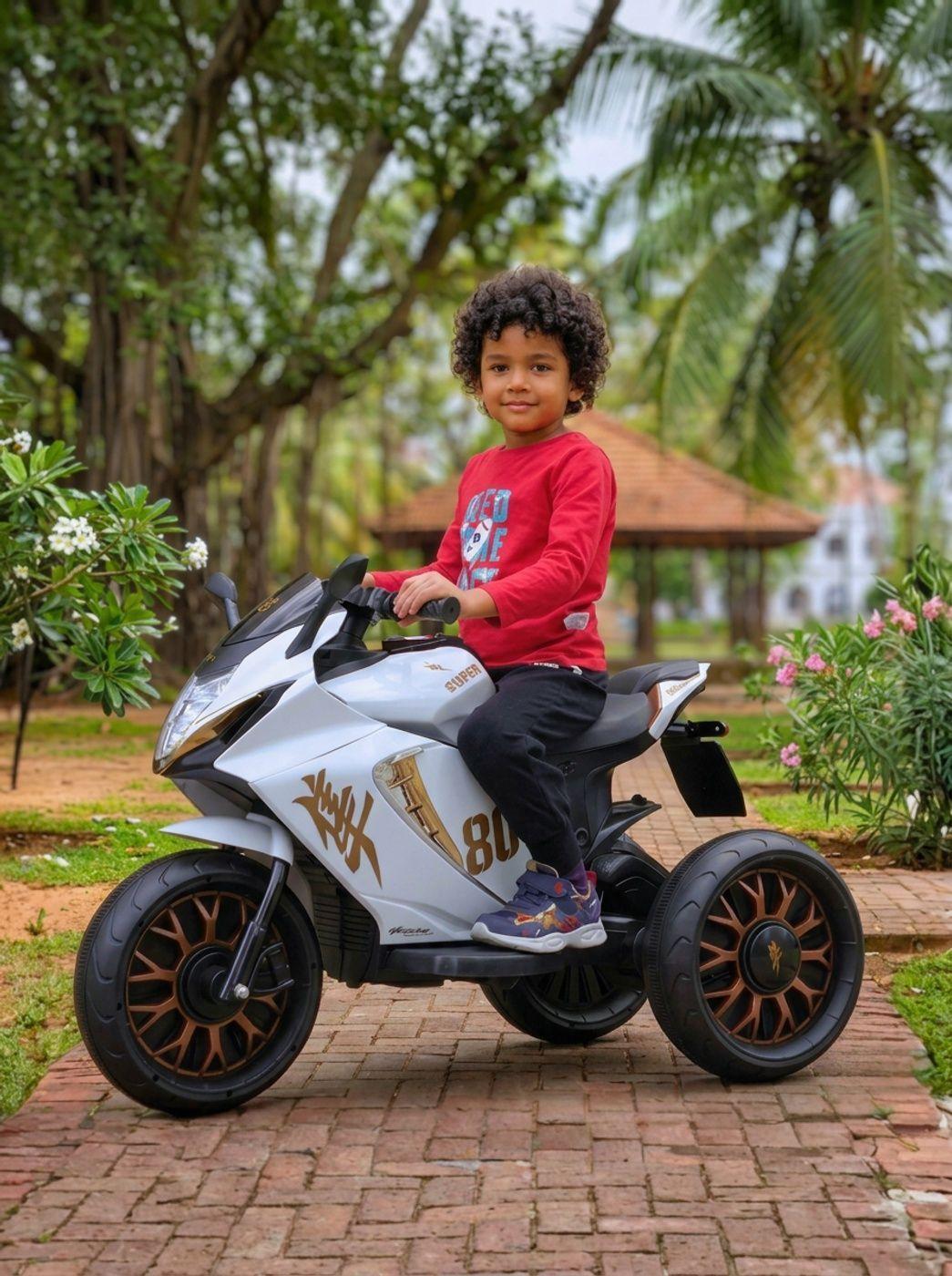 Motocicleta Electrica Infantil 3 Ruedas 12v-3
