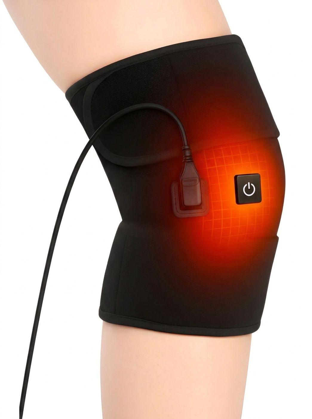 Rodillera Masajeador Calentador De Rodilla Ajustable-0