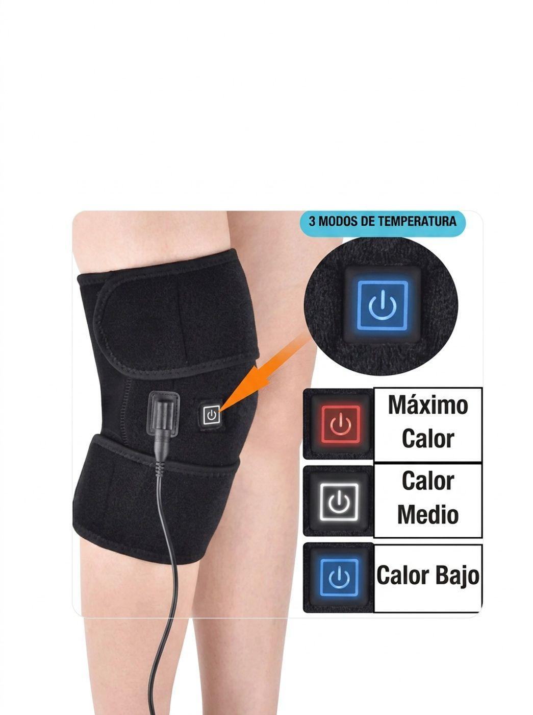 Rodillera Masajeador Calentador De Rodilla Ajustable-2