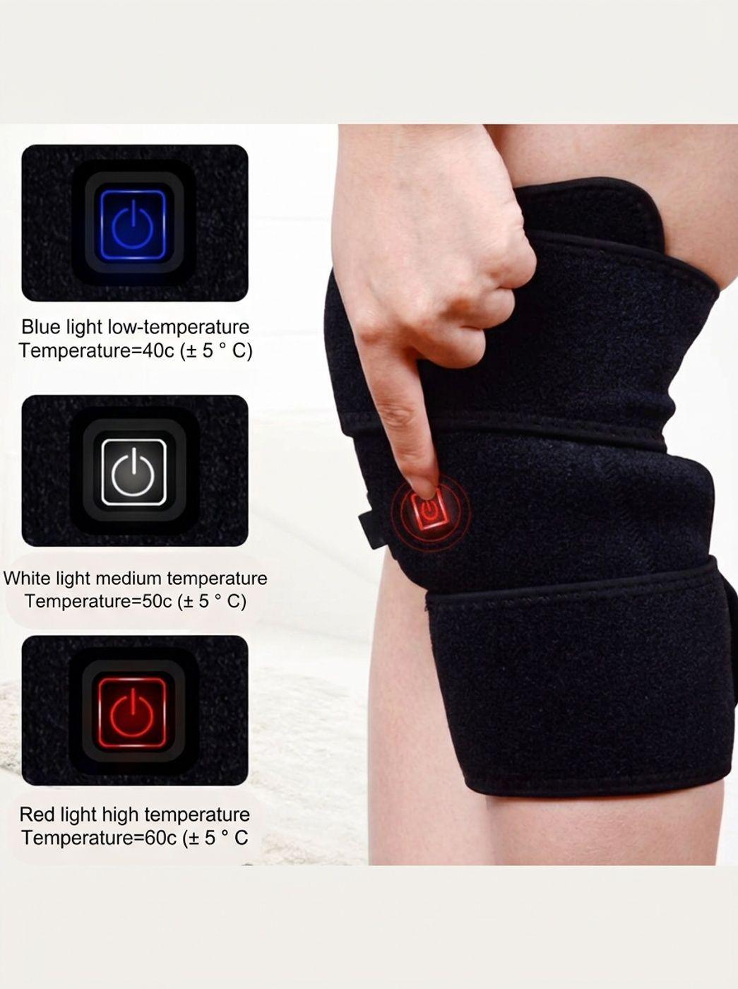 Rodillera Masajeador Calentador De Rodilla Ajustable-5