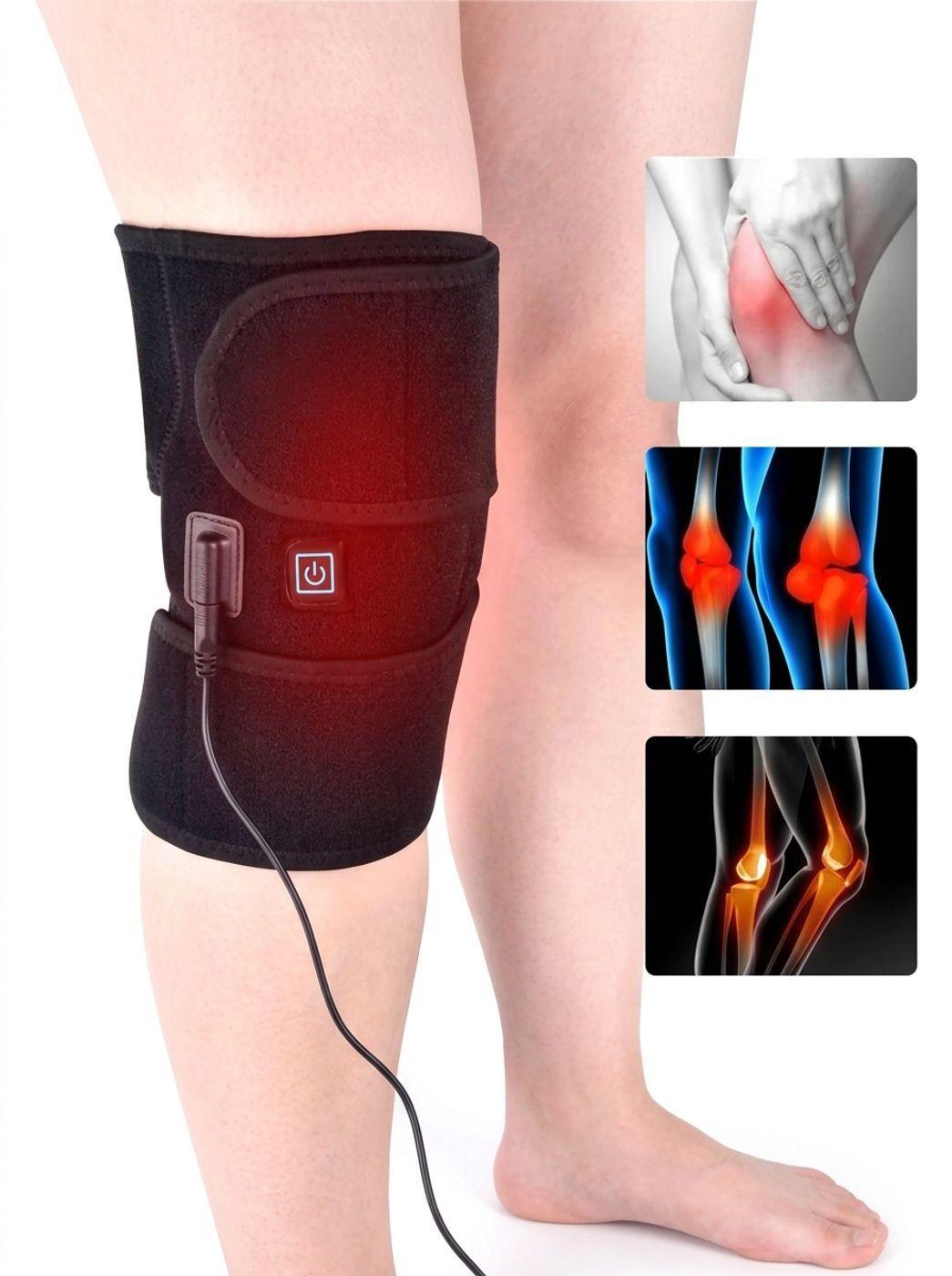 Rodillera Masajeador Calentador De Rodilla Ajustable-7