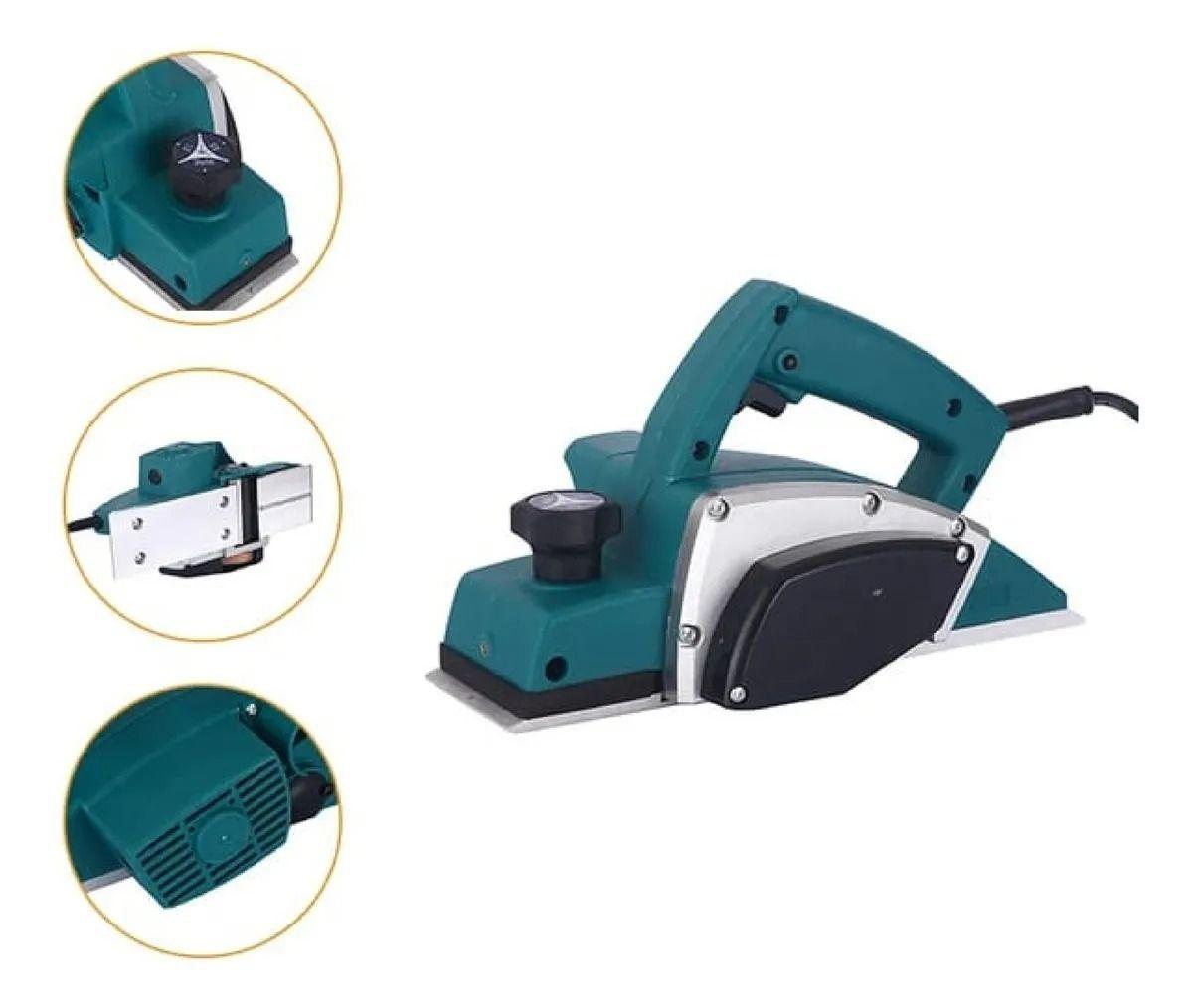Cepilladora Eléctrica De Mano Madera 82mm 220v Carpintería Agregar a favoritos-3