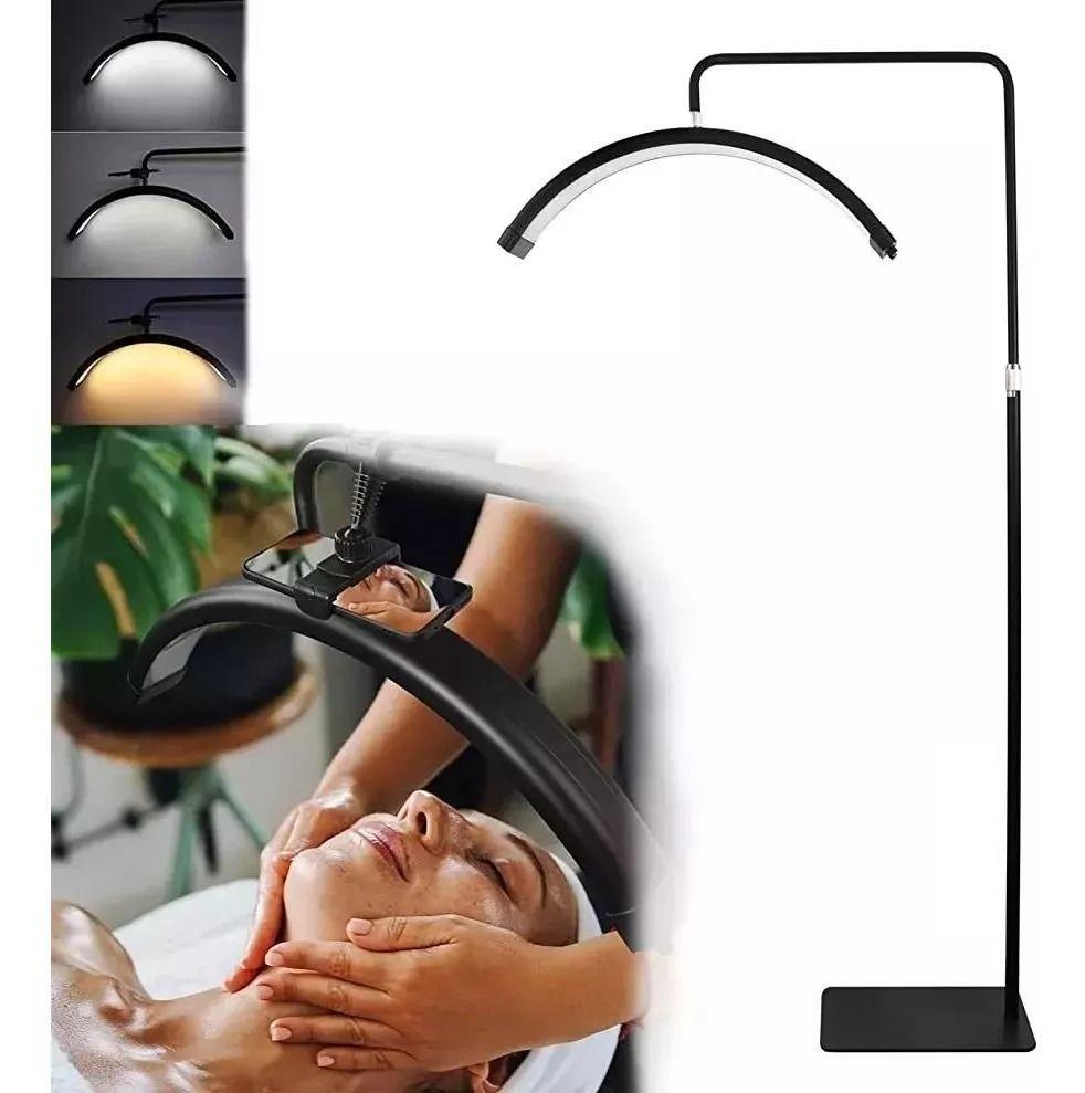 Lampara Led Media Luna Estética Para Pestañas Cejas - Negra-5