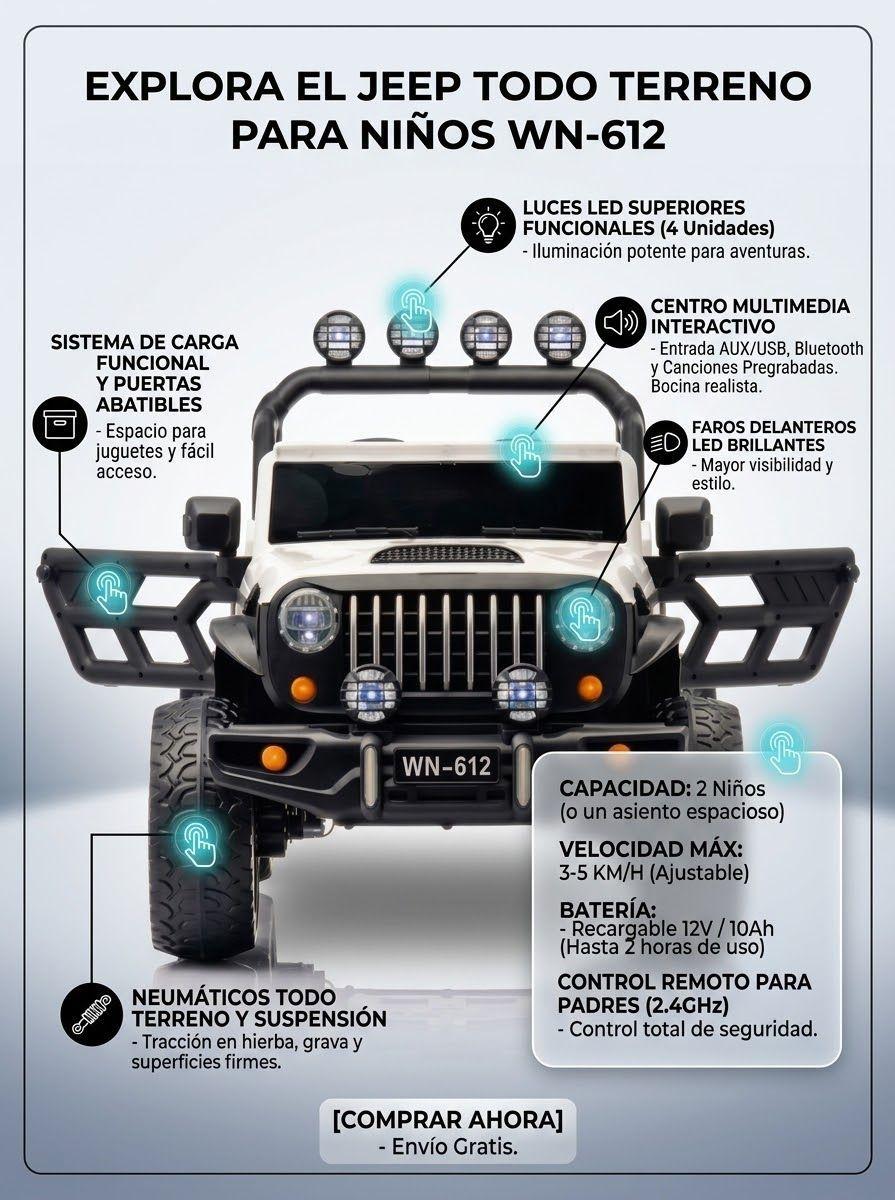 Auto Electrico Todoterreno 12v-3