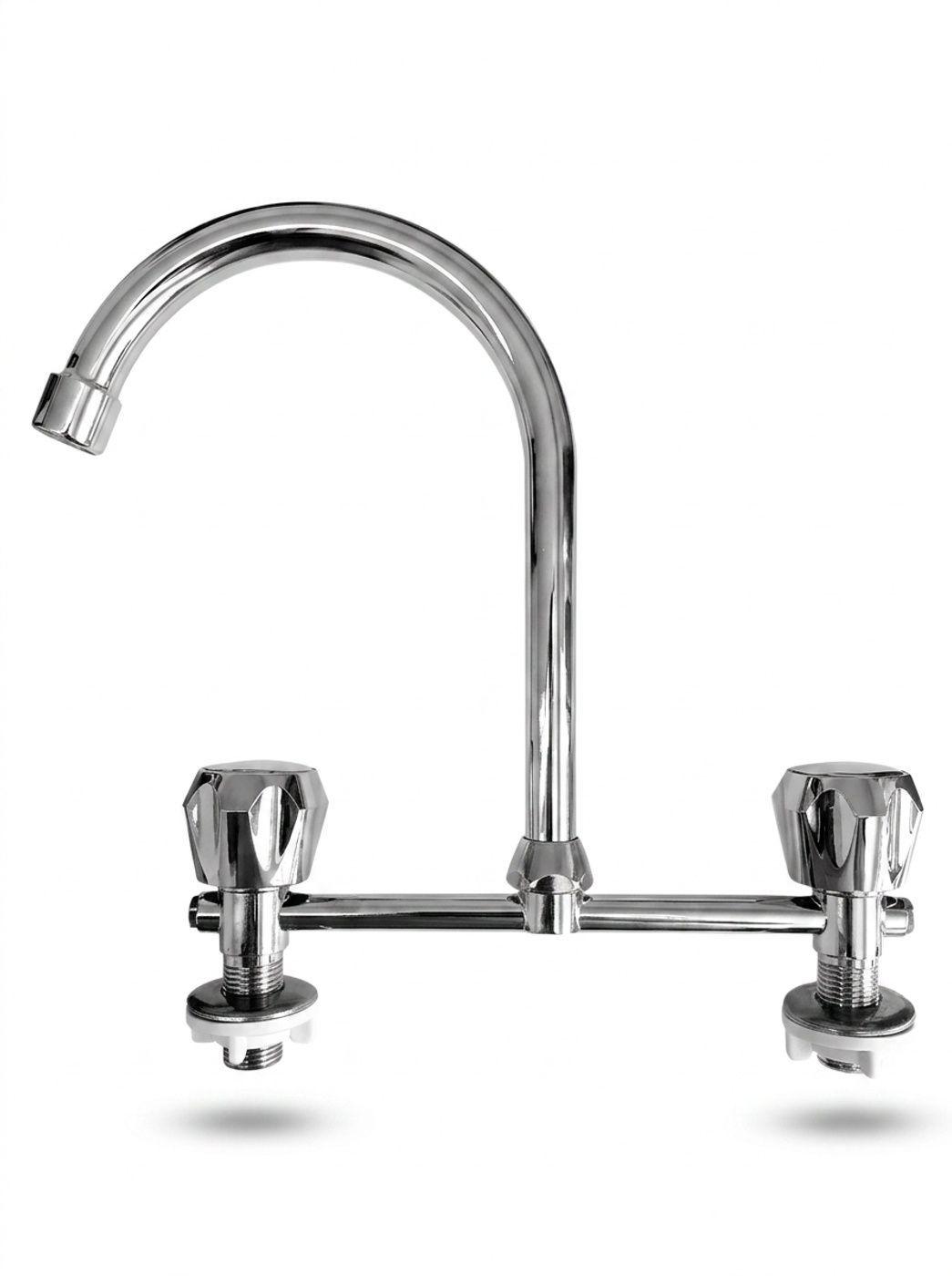Llave Lavaplatos Doble Combinaci n Para Lavaplatos Plateado-1