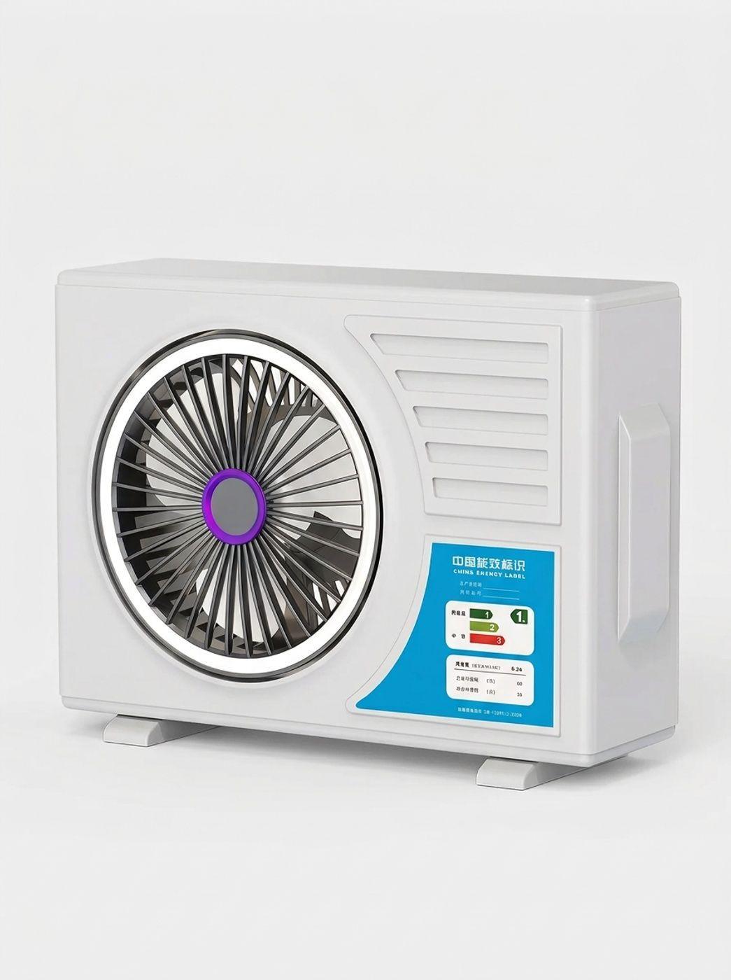 Mini Ventilador de Escritorio tipo Aire Acondicionado USB-2