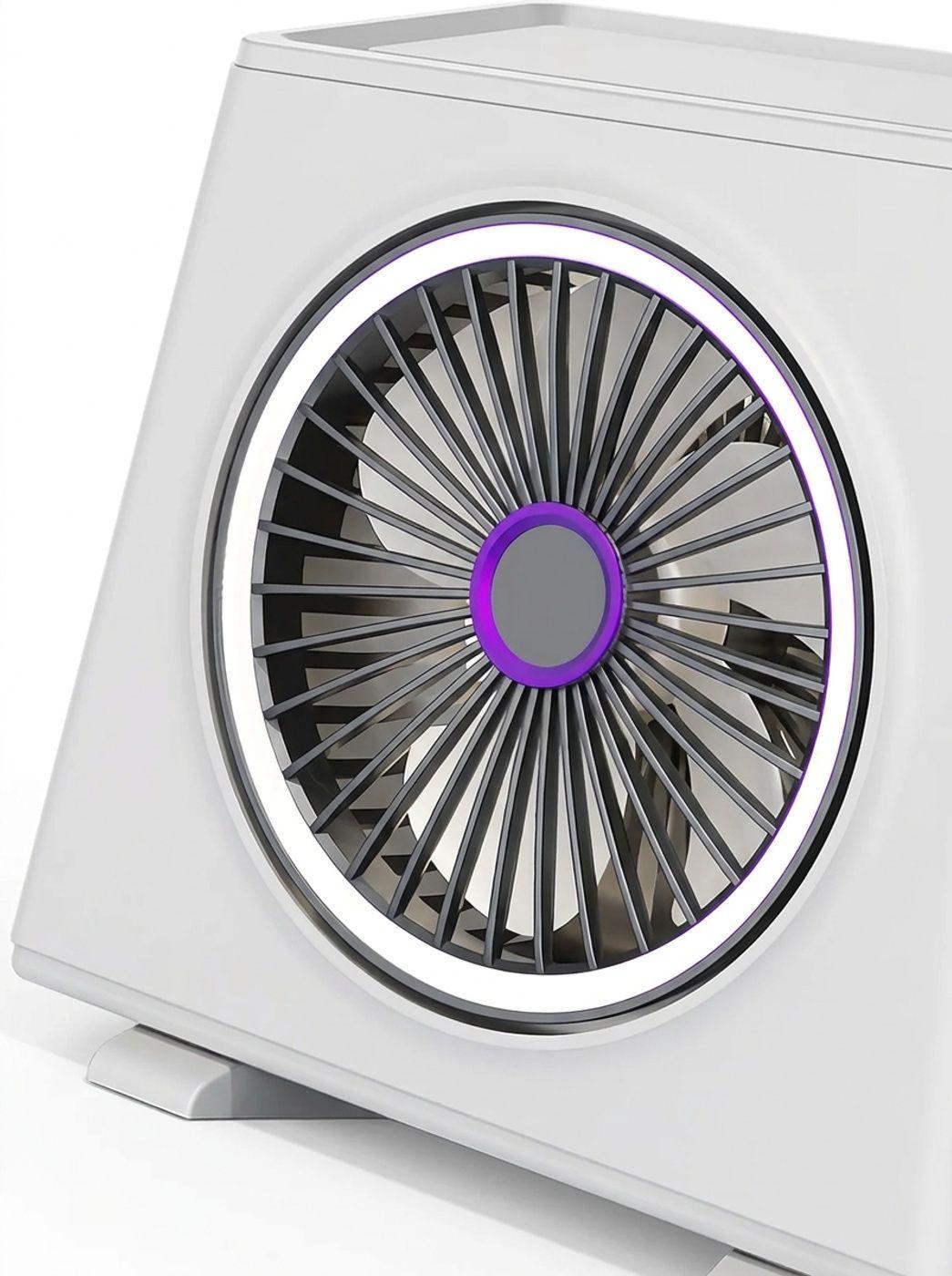 Mini Ventilador de Escritorio tipo Aire Acondicionado USB-7
