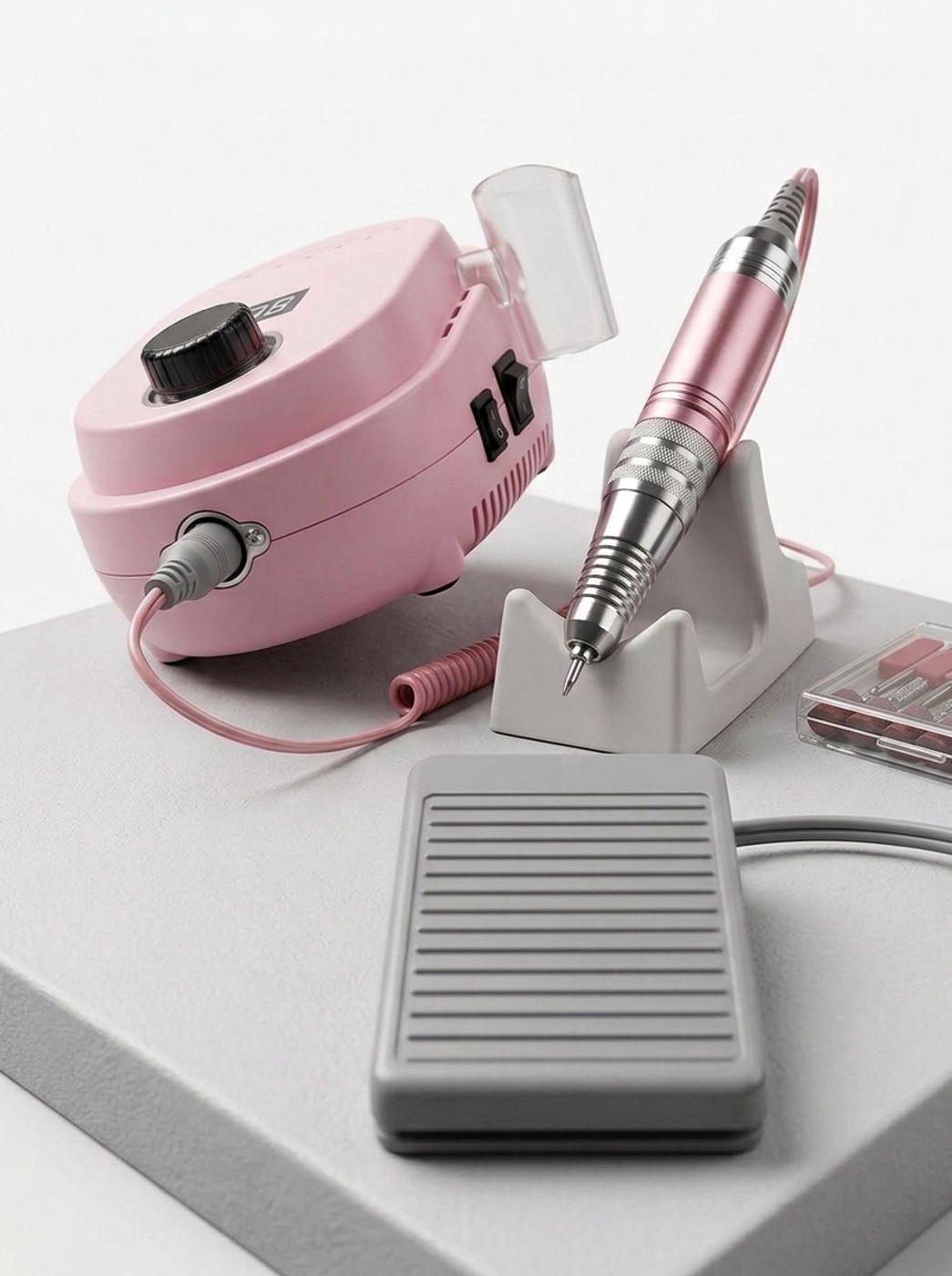 Torno Profesional Uñas 35.000 Rpm Profesional Inalambrico-3