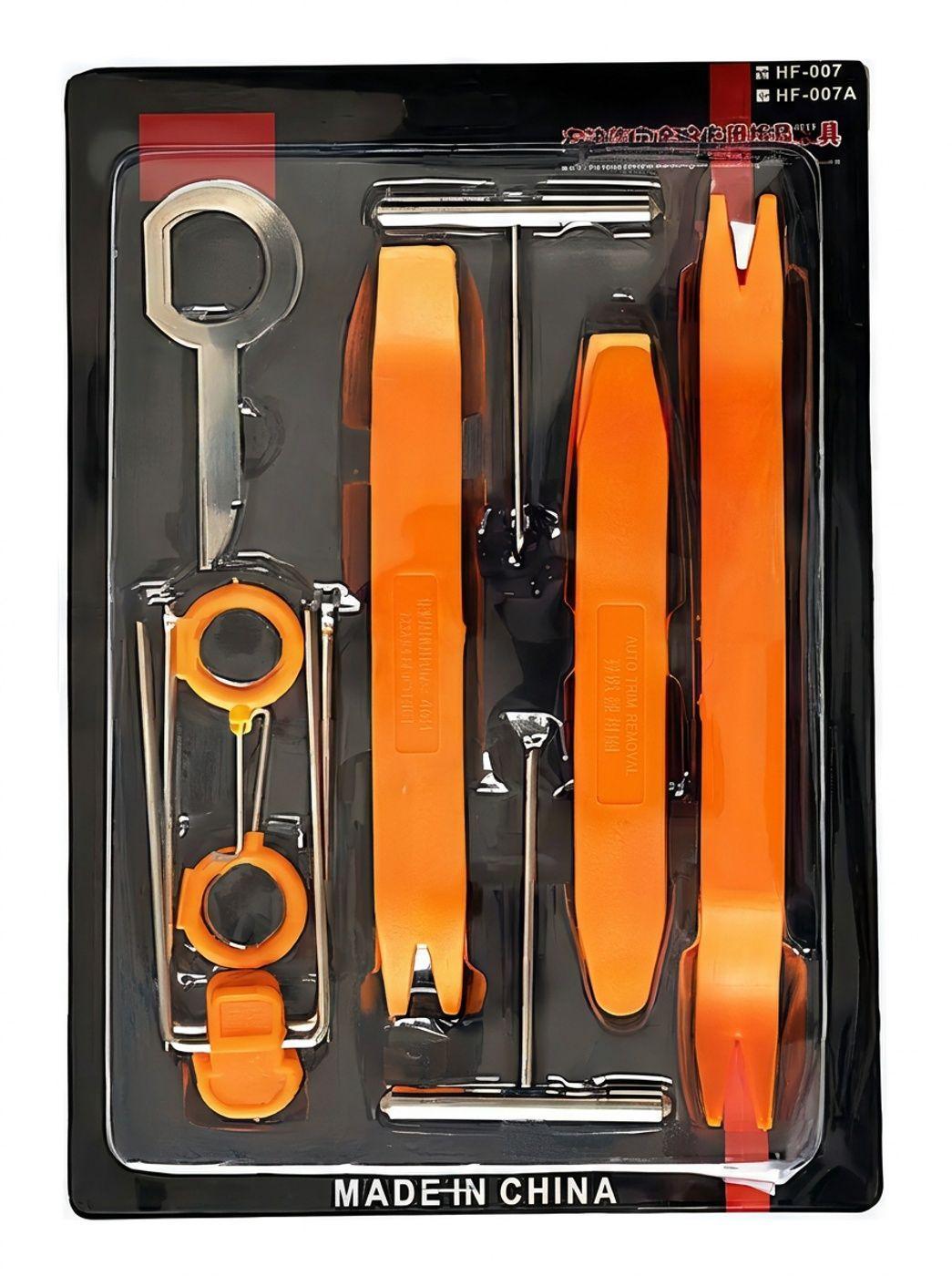 Set de 16 Herramientas para Desmontar y Reparar Radio de Coche-0