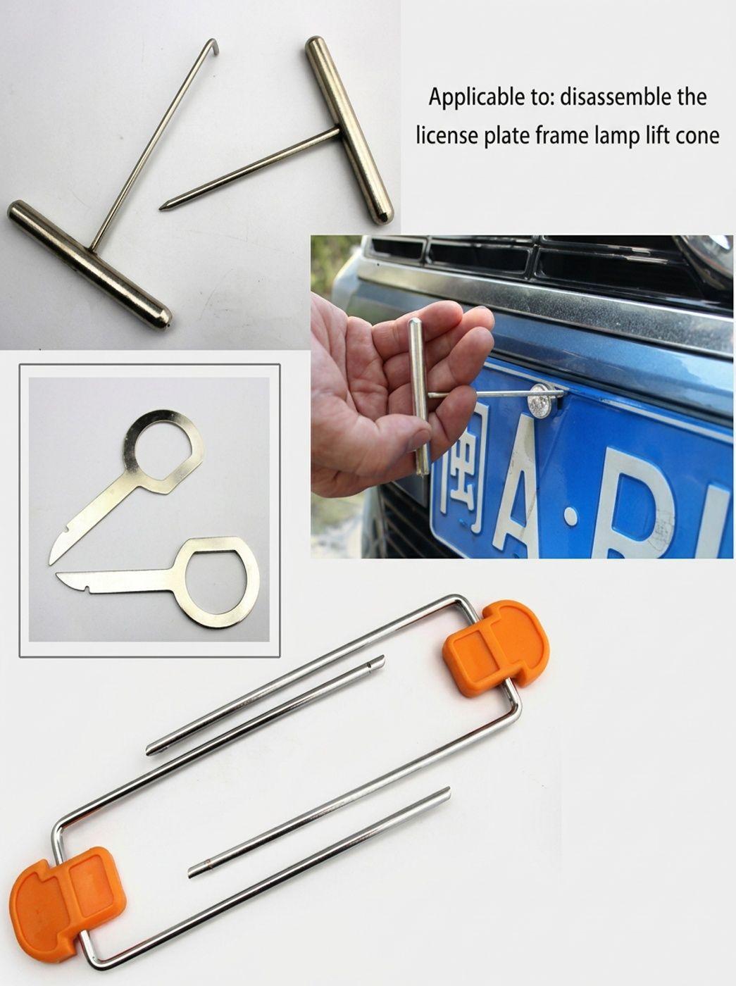 Set de 16 Herramientas para Desmontar y Reparar Radio de Coche-4