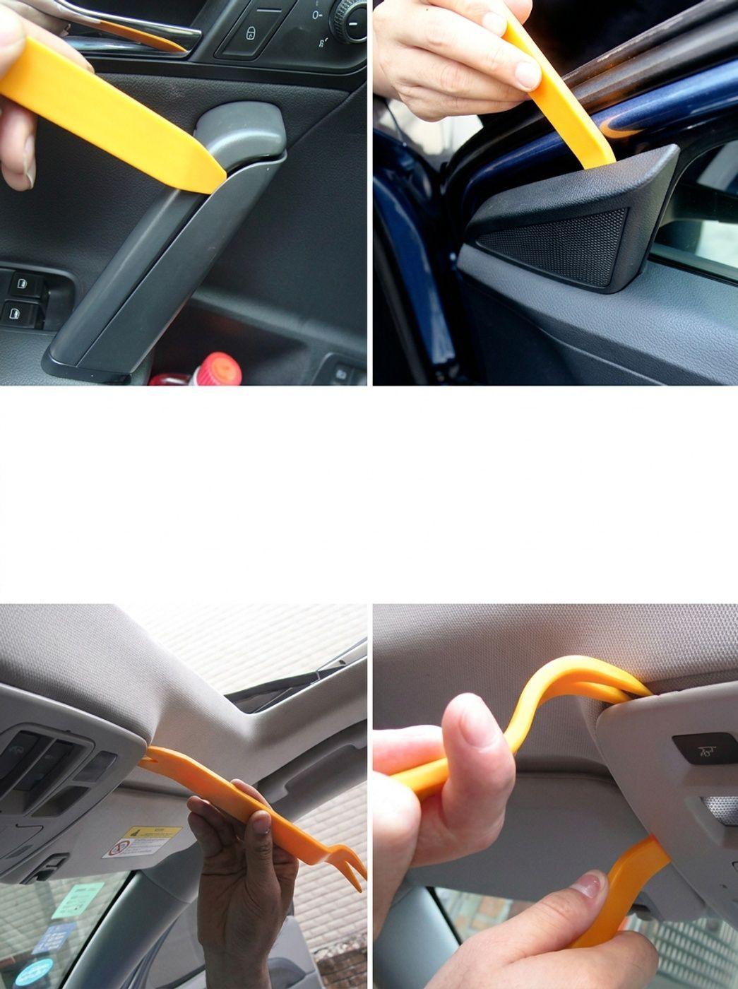Set de 16 Herramientas para Desmontar y Reparar Radio de Coche-7