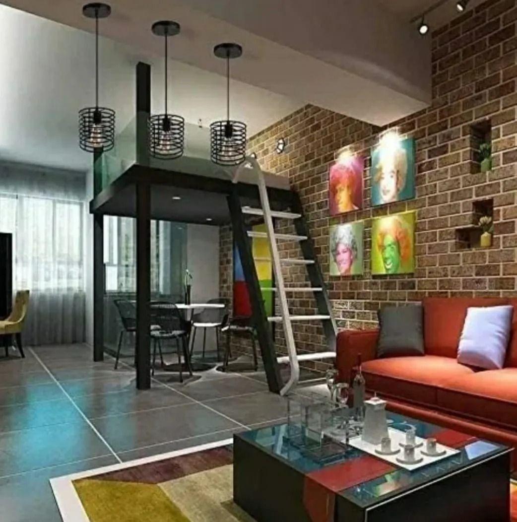 Lampara Colgante Tipo Jaula Cilindro Fierro Moderno-2