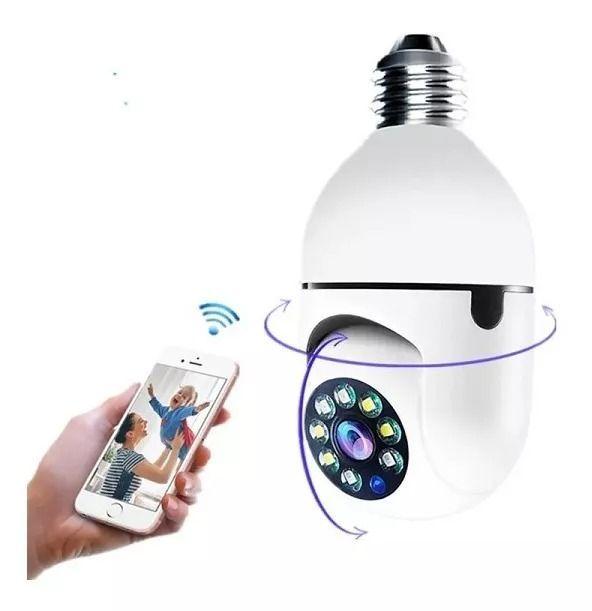 Cámara de Seguridad IP WIFI Tipo Ampolleta-3
