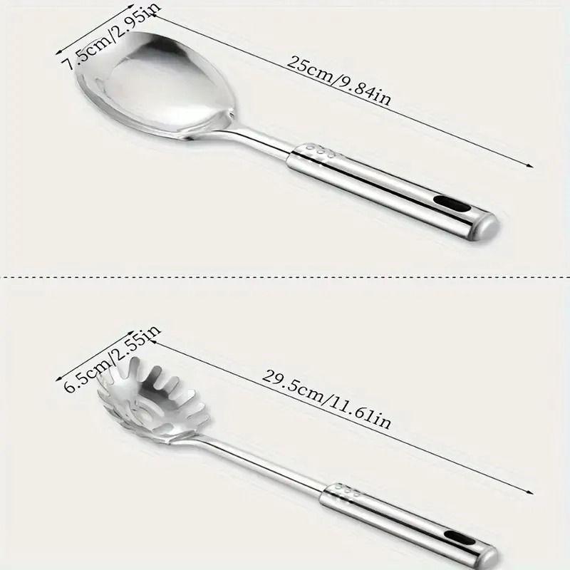 Set 7 Piezas Utensilios Cocina Cucharas Espatula Y Otros-5