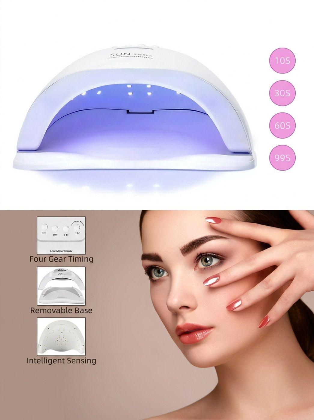 Lampara Uñas Led Profesional Secador Uñas Uv Manicure 48w-4