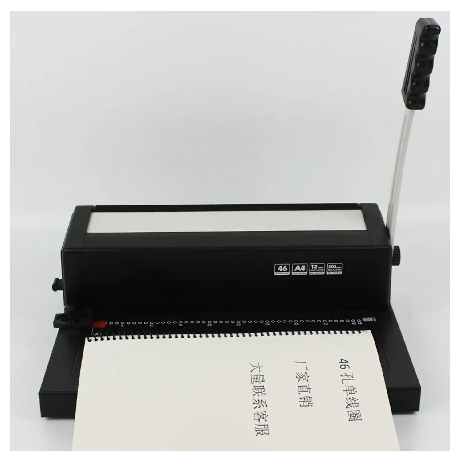 Maquina Anilladora Perforadora Espiral Encuadernadora-2