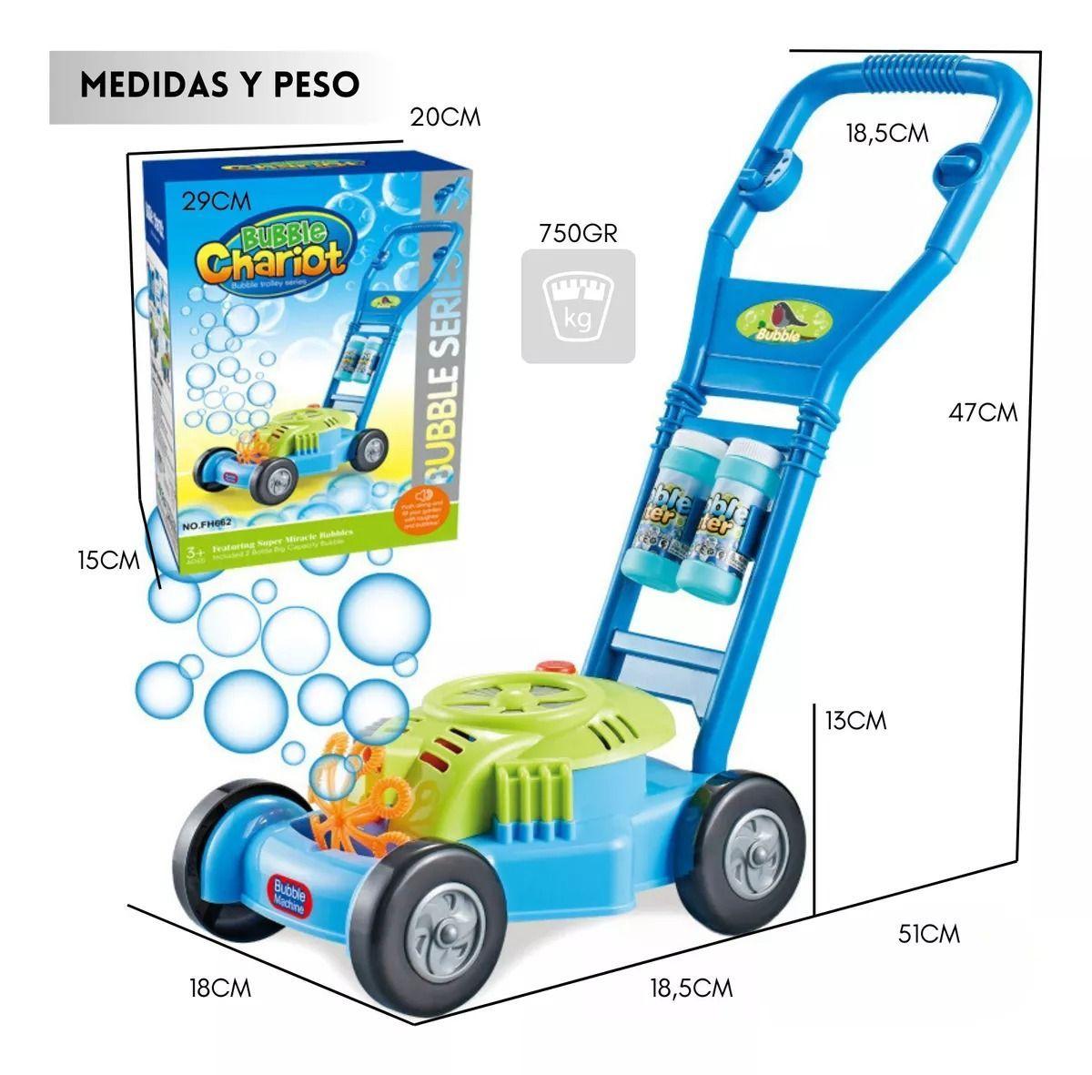 Juguete de Burbujas Corta Pasto Para Niños -3