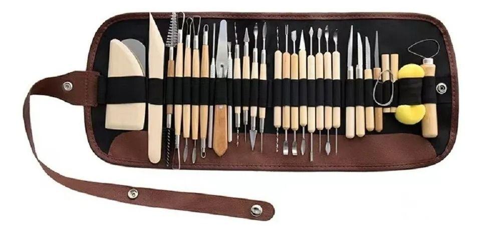 Herramientas Modelar Arcilla Ceramica 30 Pzs-3