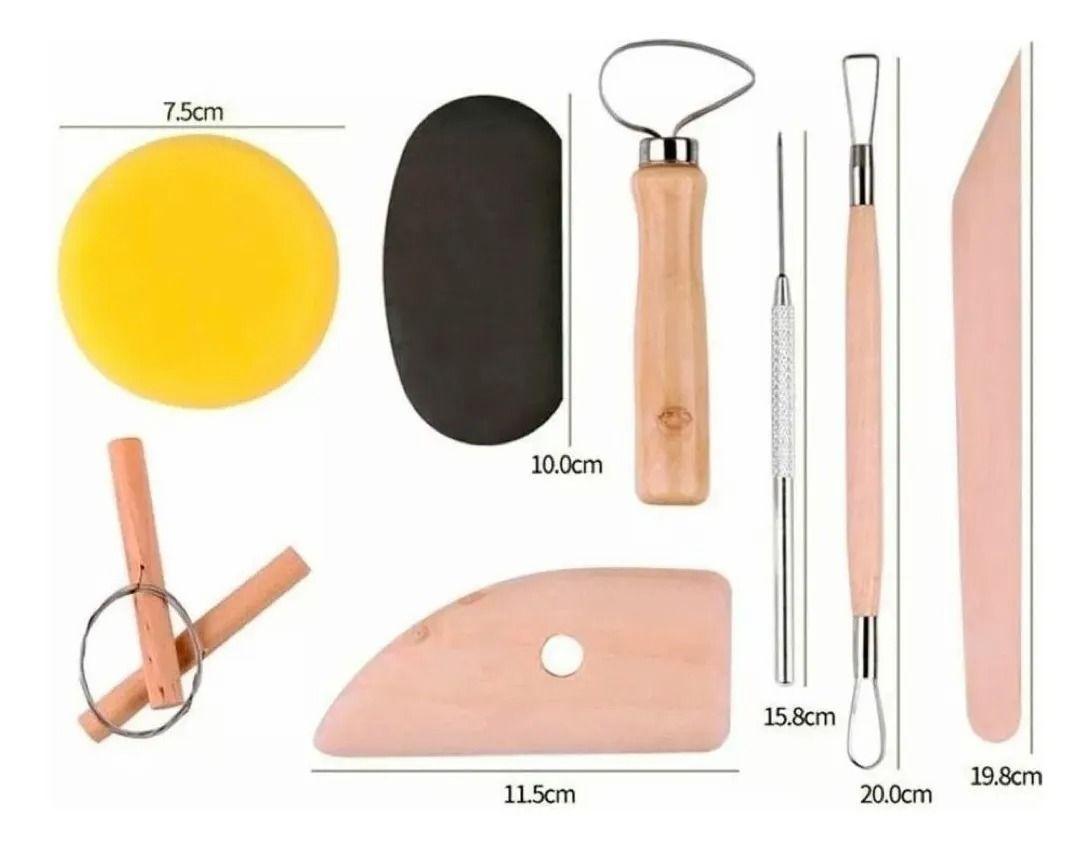 Herramientas Modelar Arcilla Ceramica 30 Pzs-4
