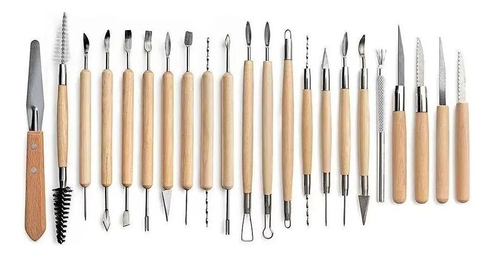Herramientas Modelar Arcilla Ceramica 30 Pzs-6