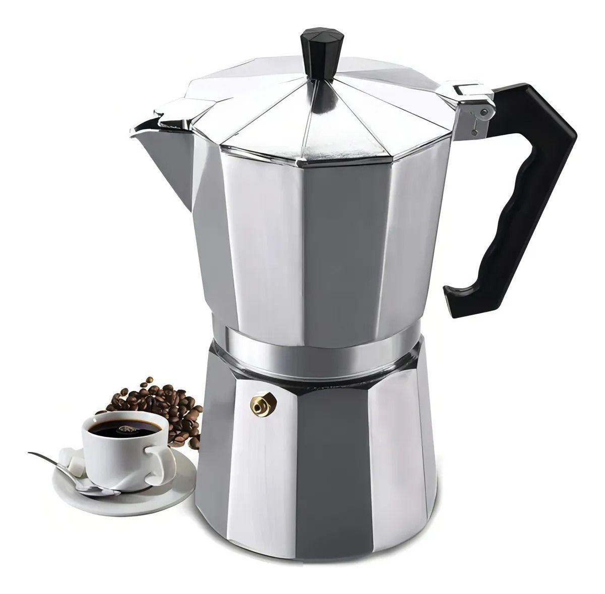 Cafetera Italiana Aluminio Express 9 Tazas-3