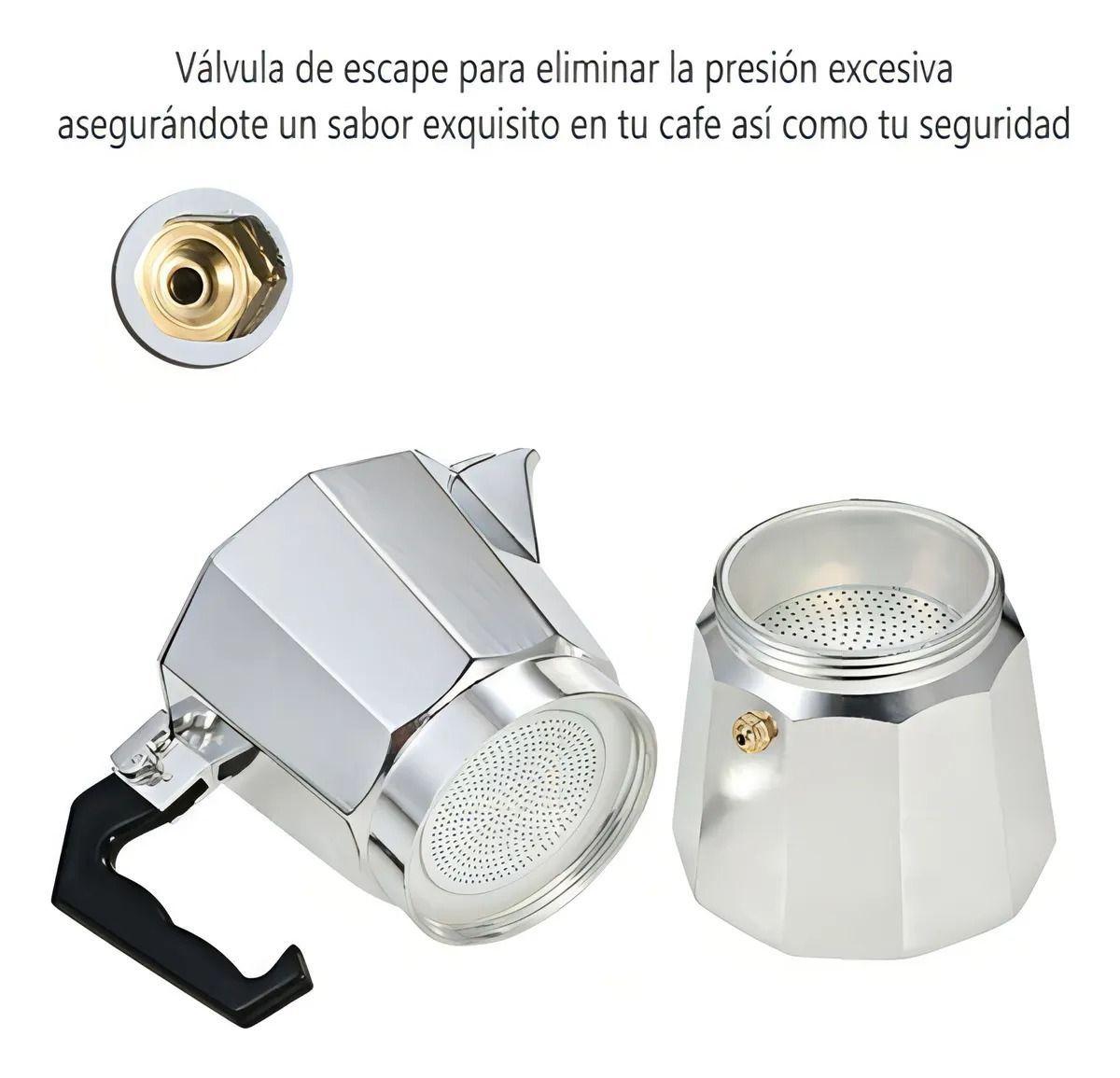Cafetera Italiana Aluminio Express 9 Tazas-4