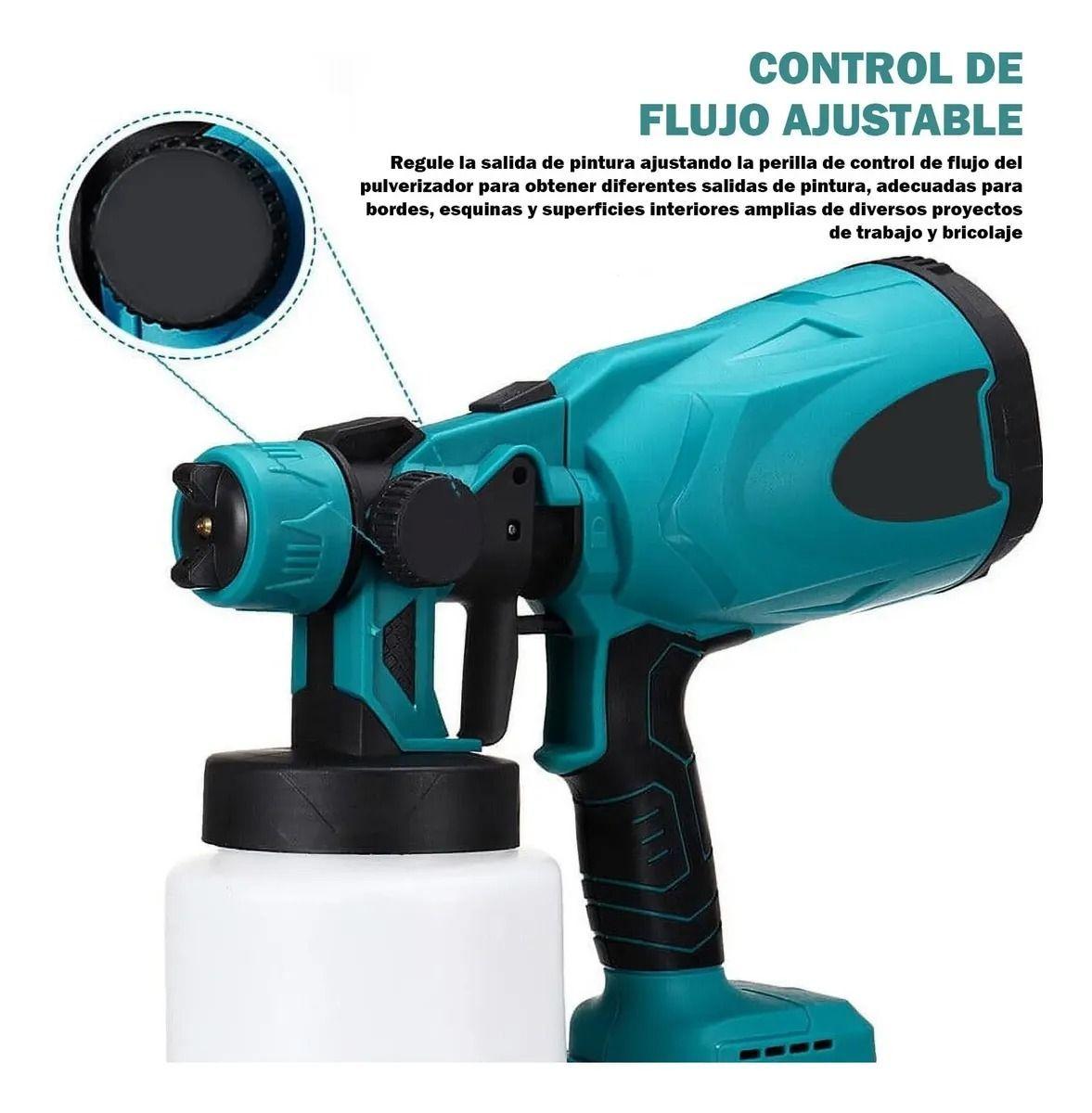 Pistola Para Pintar De Inalámbrico Eléctrica-3