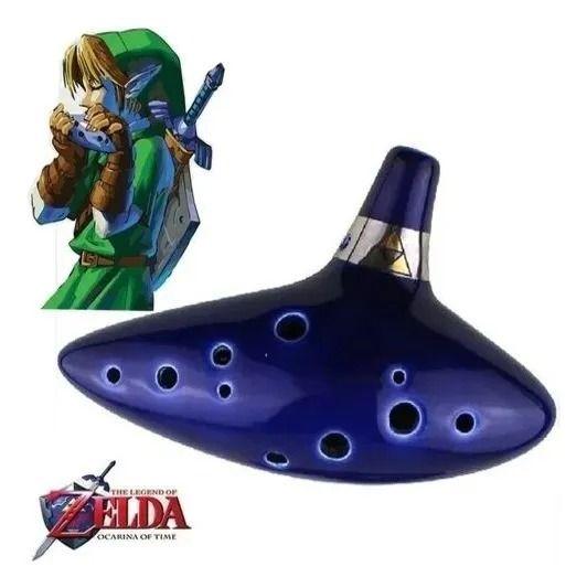 Ocarina De 12 Agujeros De Cer mica De Zelda Base Do-7