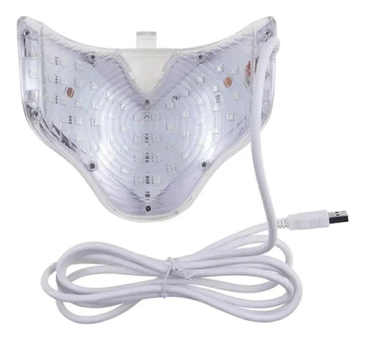 Mascara Facial Y Cuello Luz Led Fototerapia 7 Colores-3