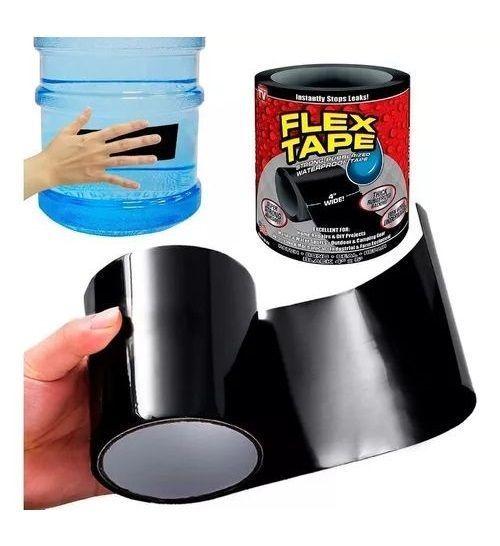 X3 Cinta Pega Todo Fles Seal 4 Pulgadas Cinta Fles Tape 1 5m-3