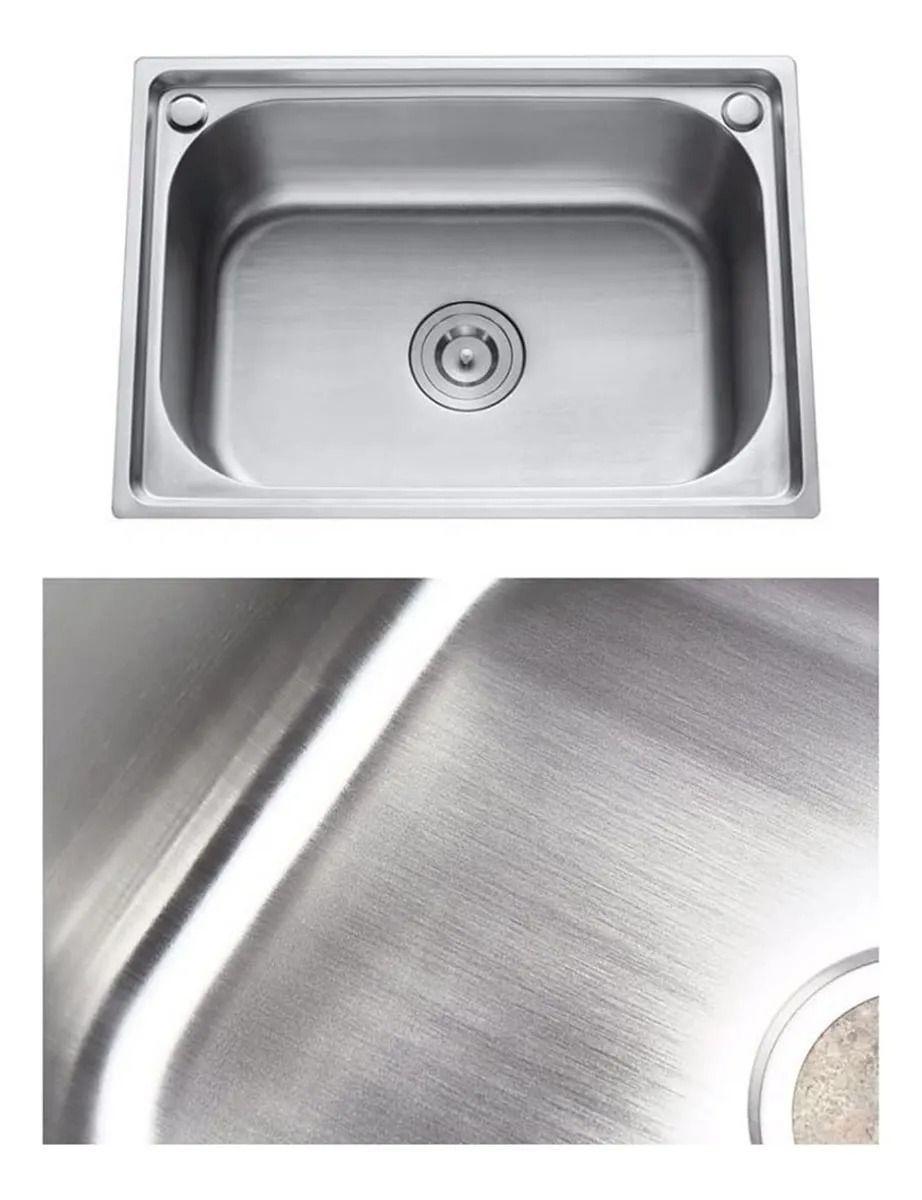 Lavaplatos Empotrado 60x45 Lavaplatos Acero Inoxidable-3