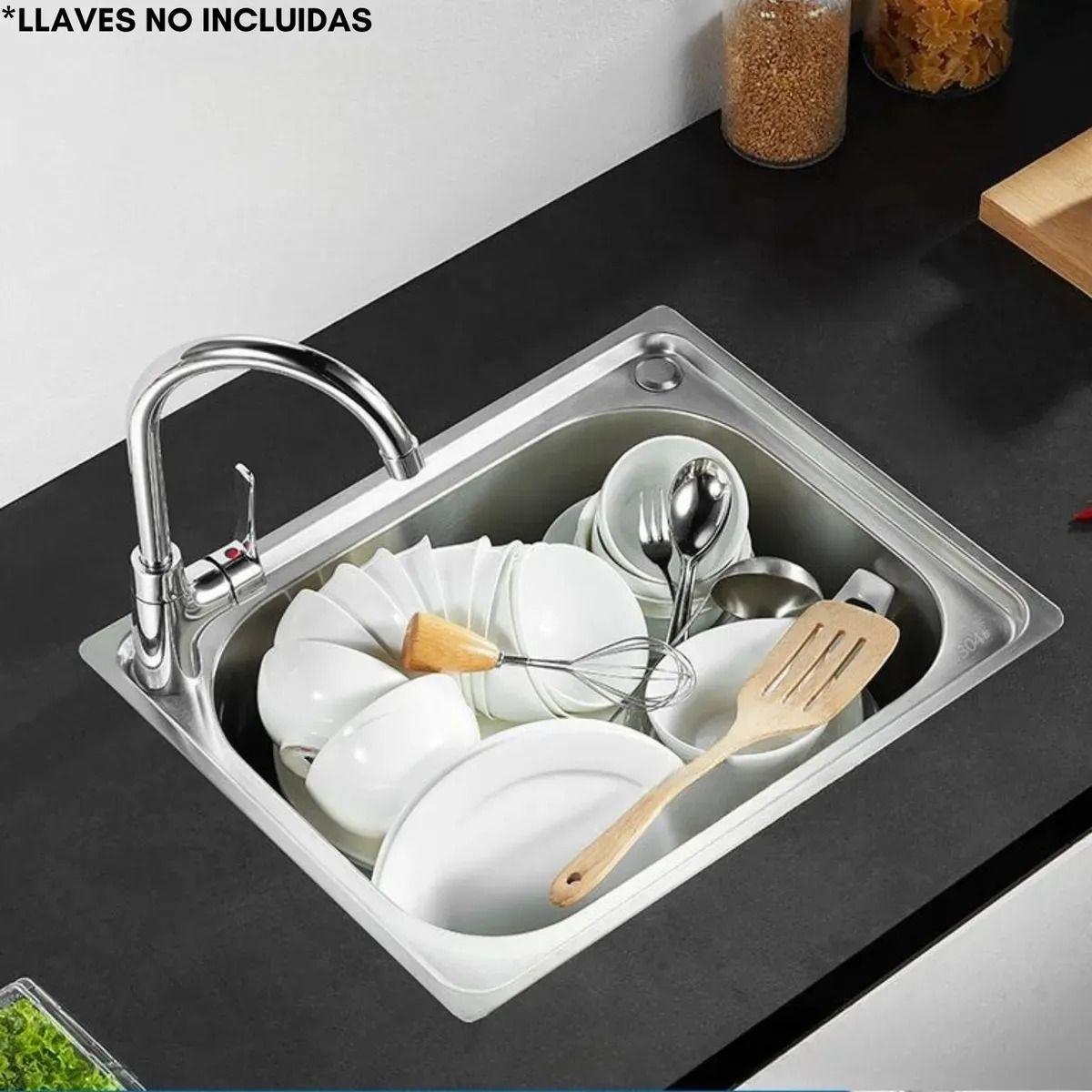 Lavaplatos Empotrado 60x45 Lavaplatos Acero Inoxidable-6