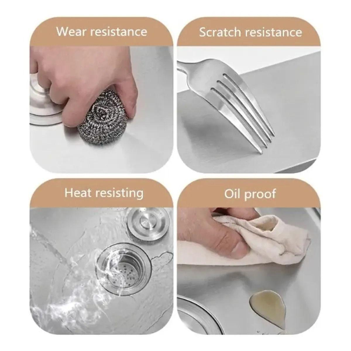 Lavaplatos Empotrado 60x45 Lavaplatos Acero Inoxidable-7