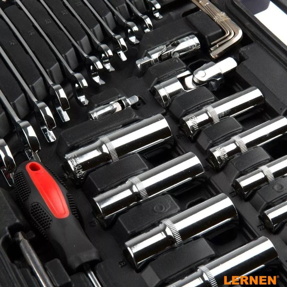 Caja De Herramientas Dados Y Llaves 216 Piezas-3