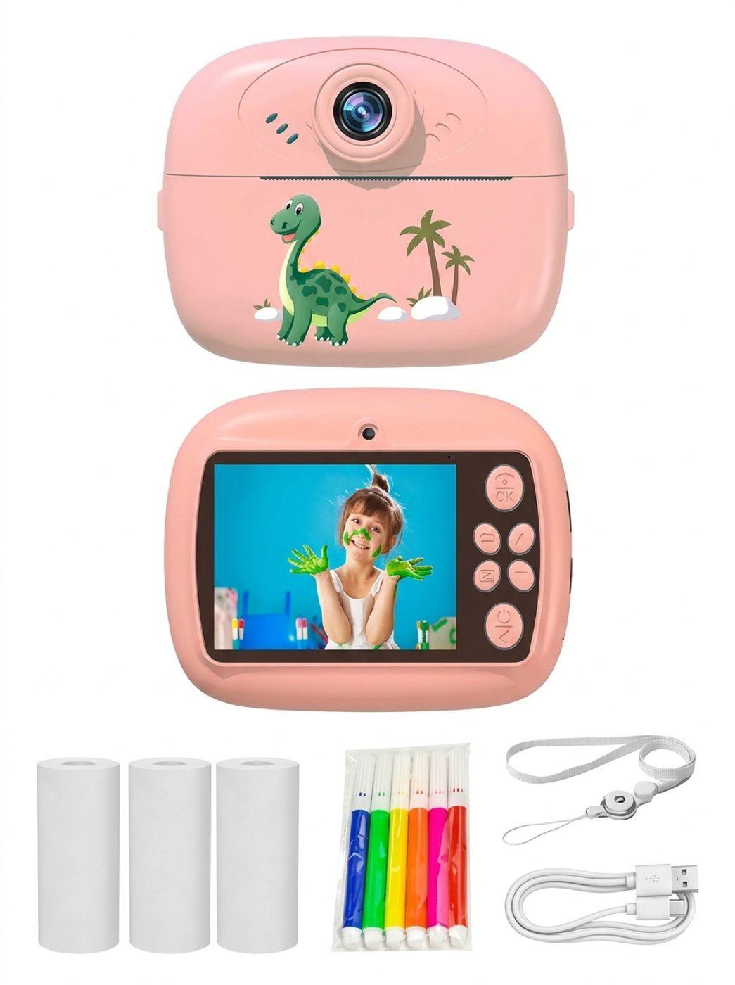 Camara De Fotos Con Impresion Instantanea Infantil Niños-2