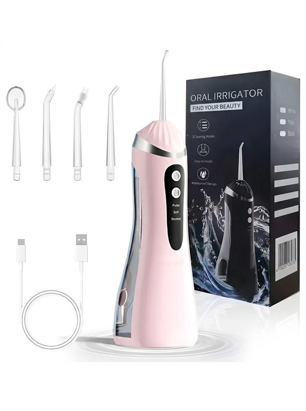 Irrigador Bucal Portatil Recargable Usb 200ml-0