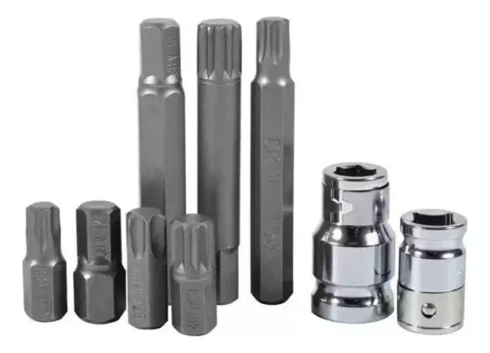 Kit Juego Puntas Corto Largo Torx Allen Imbus 40 Piezas-2