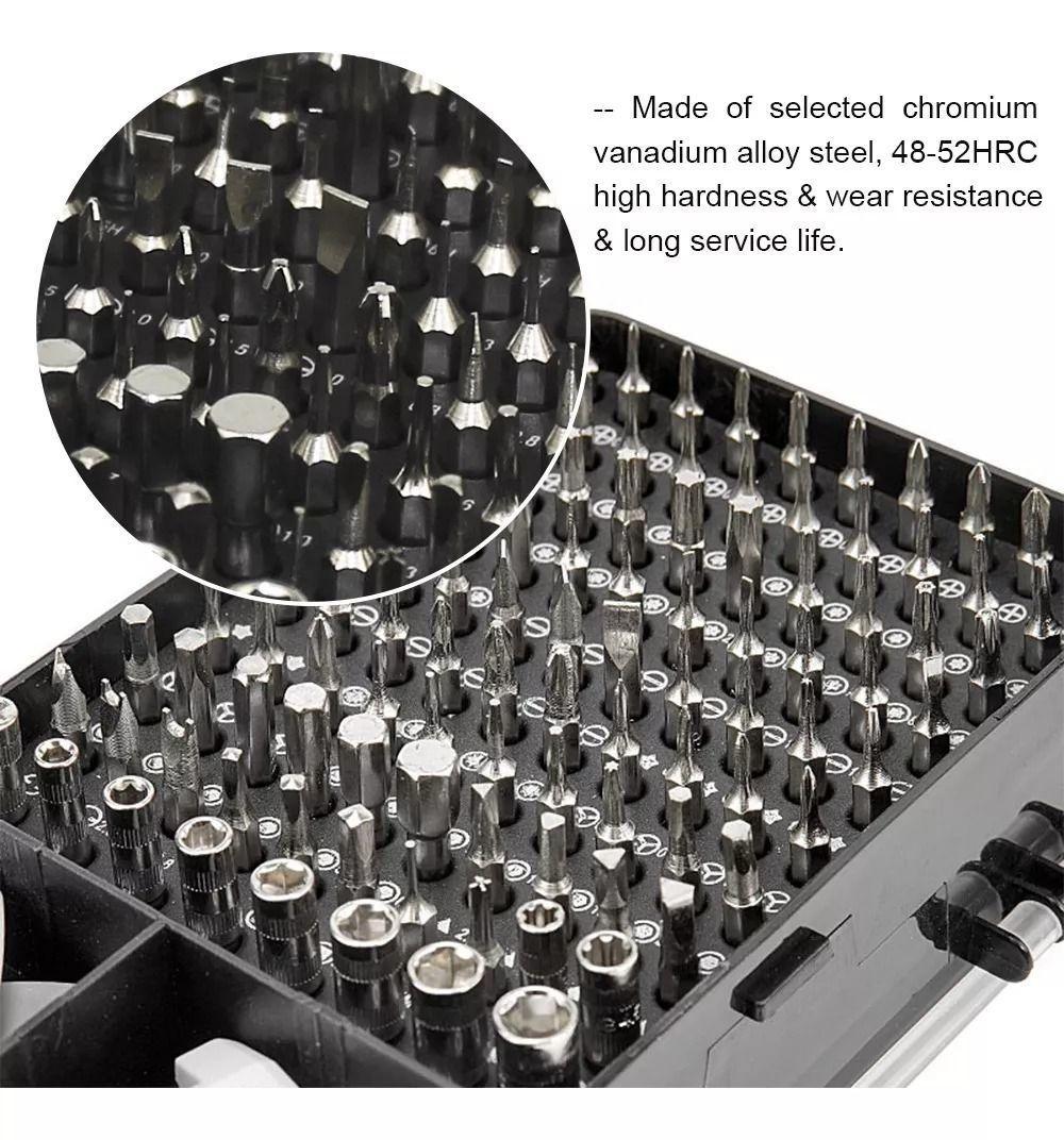 Juego De Destornilladores De Precisión 115 En 1 Accesorios-5