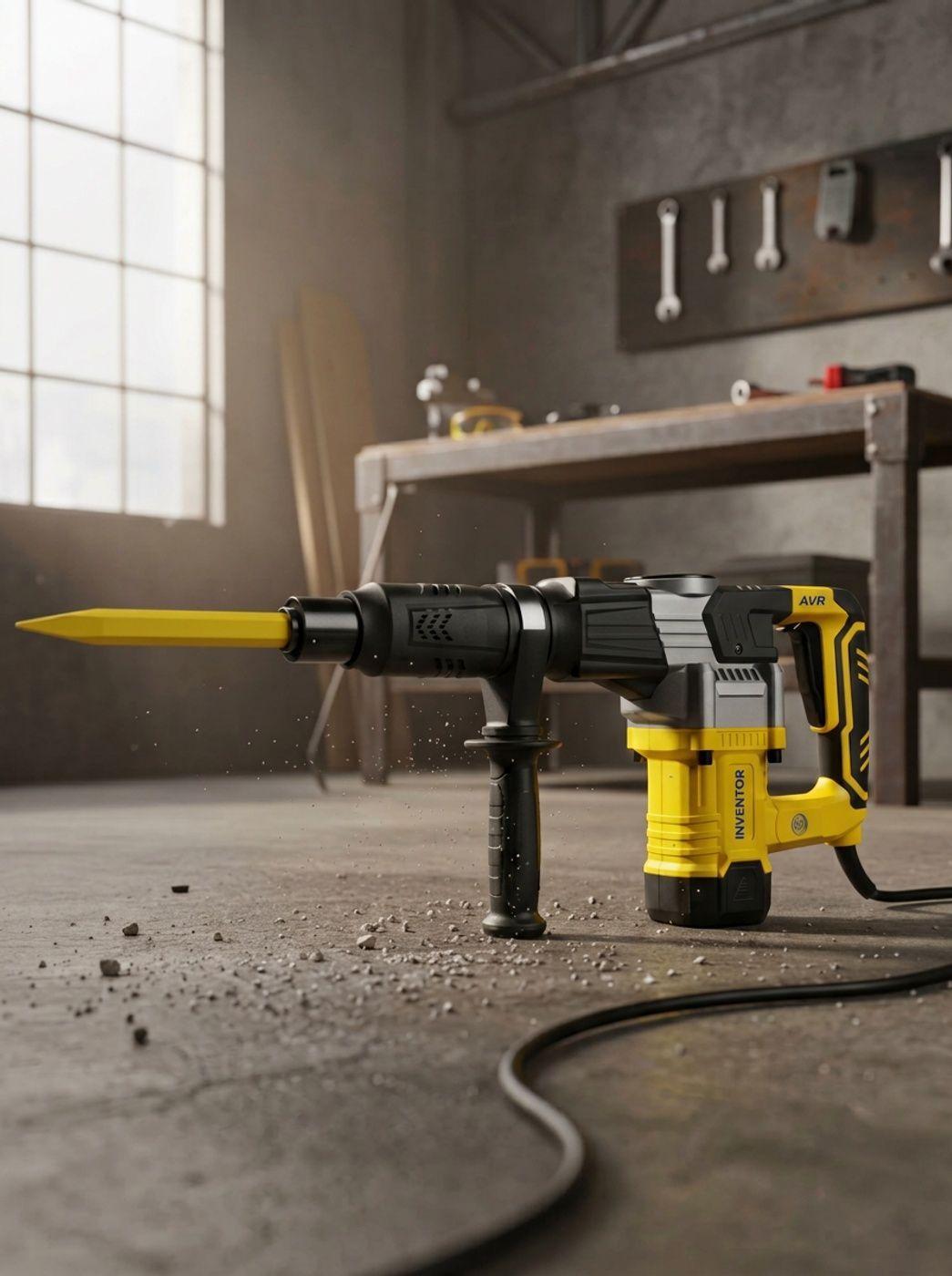 Martillo De Demolicion Electrico Profesional Cincel 1300w-3