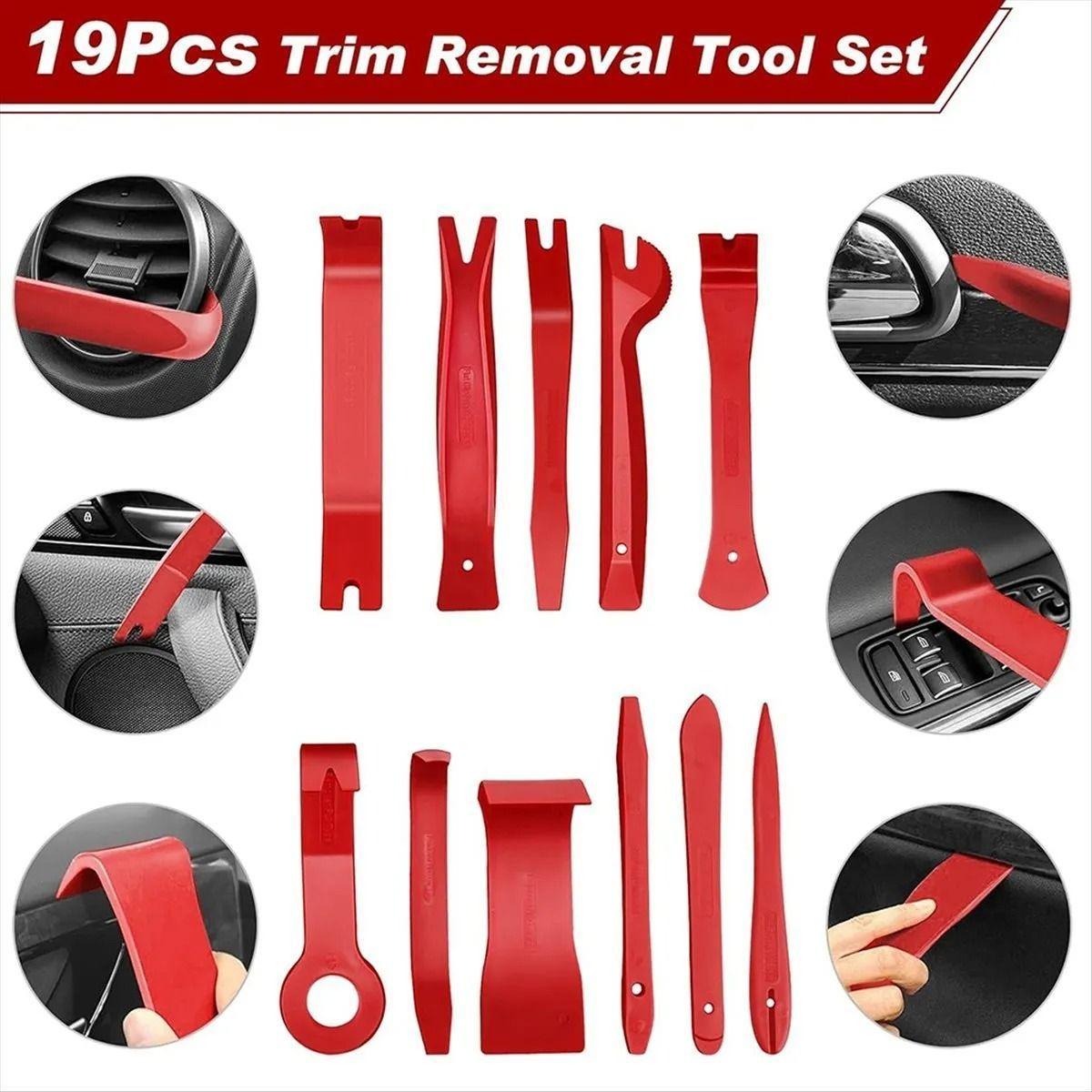 Herramienta Para Quitar Molduras 19 Piezas Cierre Automático-3