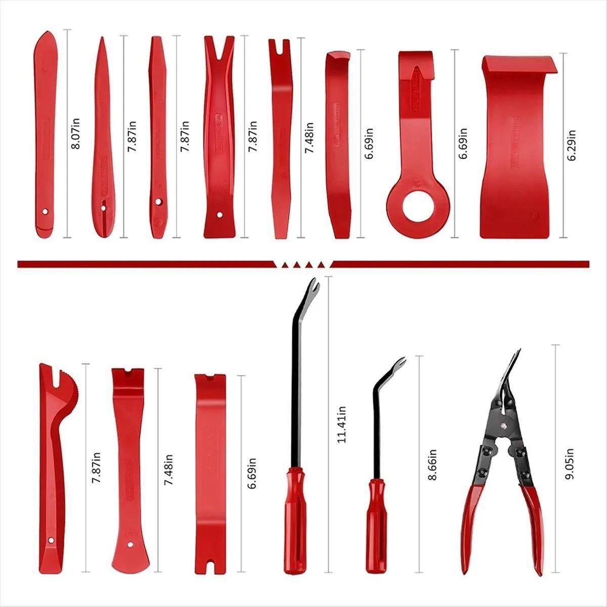 Herramienta Para Quitar Molduras 19 Piezas Cierre Automático-5