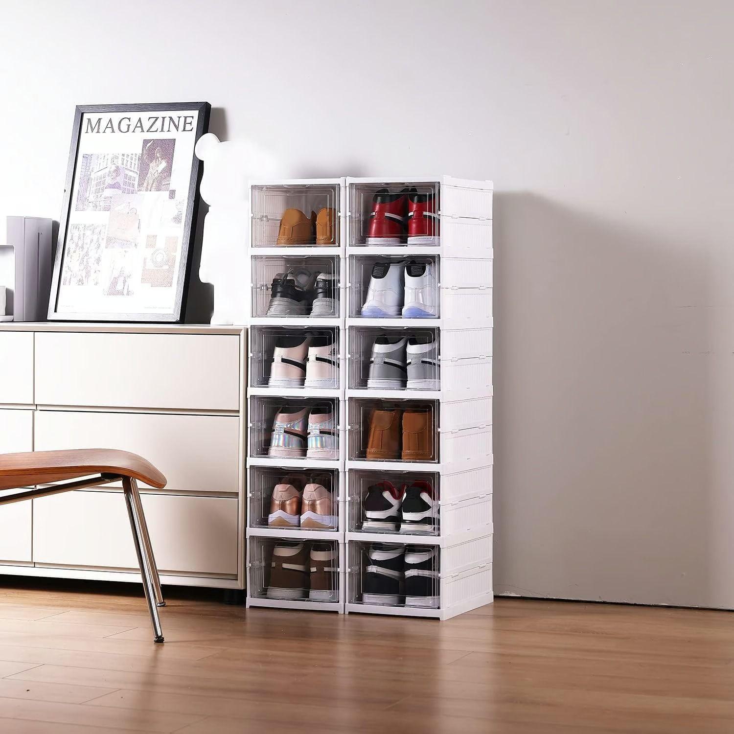 Zapatera Plegable 6 Niveles Una Pieza Firme Sin Instalación-1