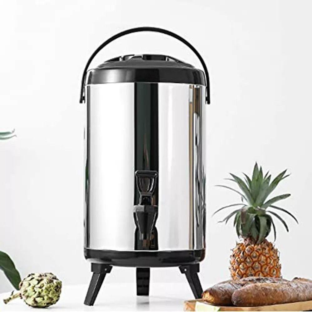 Termo Para Agua Caliente Y Fría Acero Inoxidable 10 Litros-2