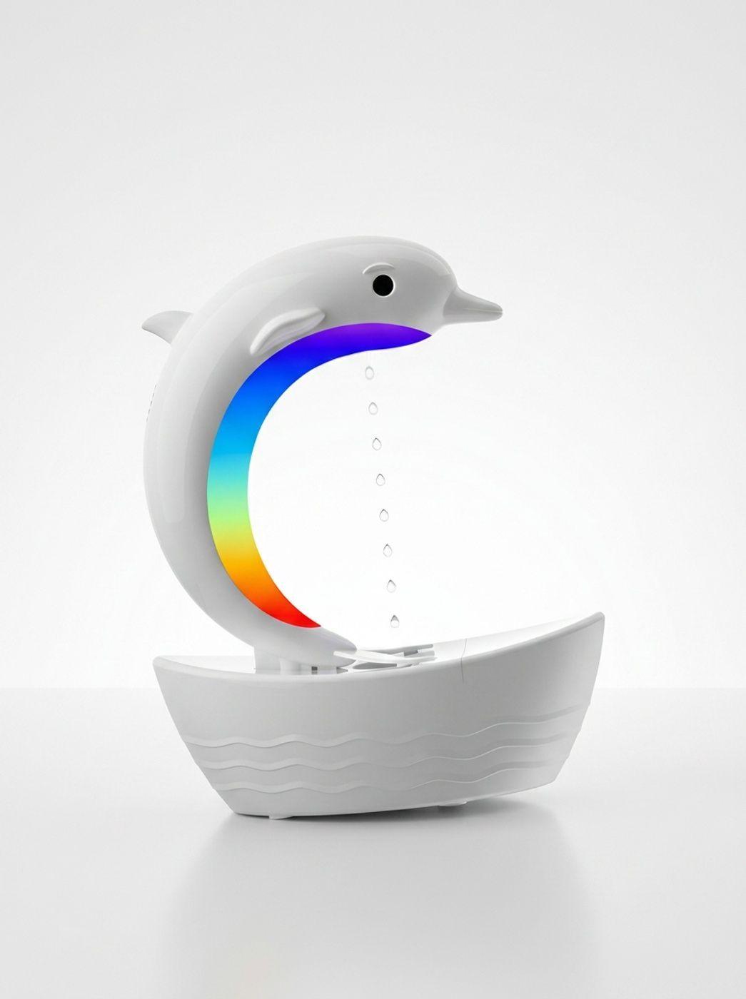 Humidificador Antigravedad Con Forma De Delfín-0