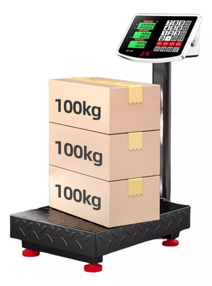 Balanza Digital 300 Kilos Base Inoxidable-2